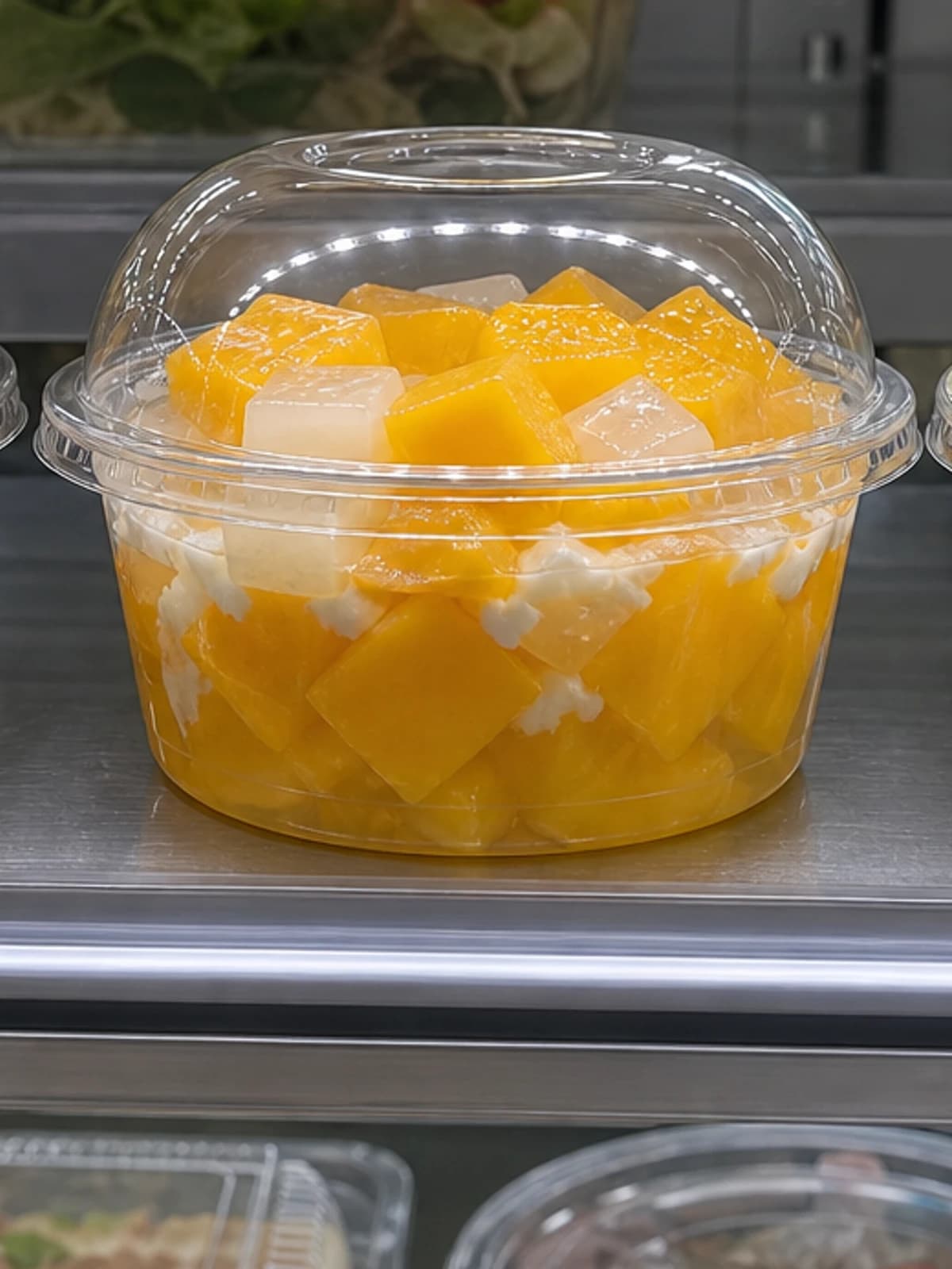 [500 ct] 14 oz Clear Plastic Cold Cups | PET | 117 mm in use case scene
