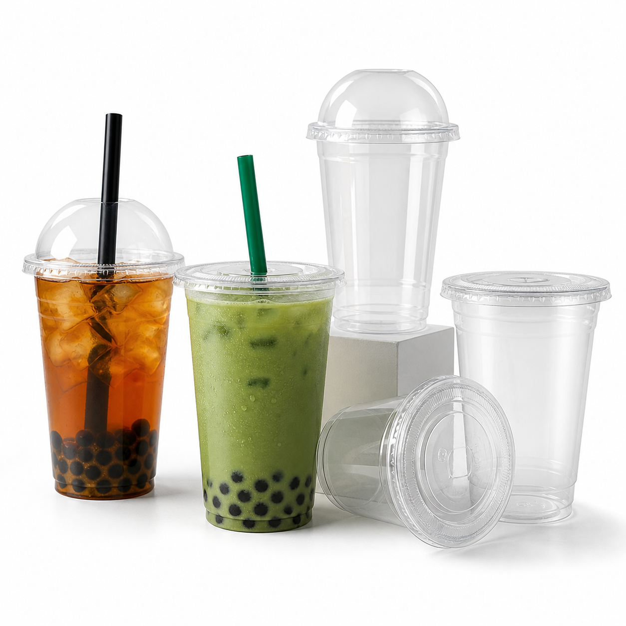 20 oz Clear PET Plastic Cold Cups